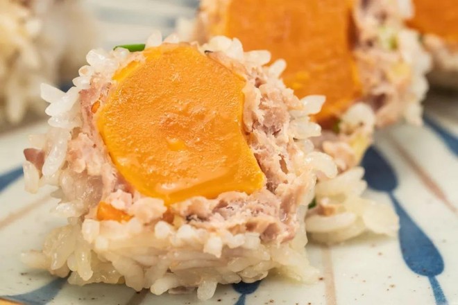 咸蛋黃珍珠丸子的做法-家常味蒸菜譜