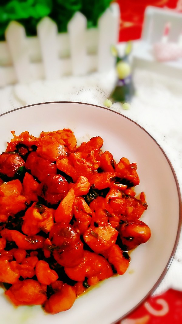 栗子燒雞腿的做法-家常味燒菜譜