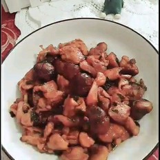 栗子燒雞腿的做法-家常味燒菜譜