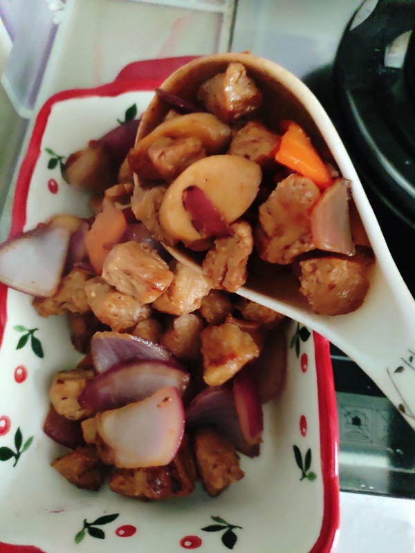 糖醋素雞塊的做法-酸甜味燒菜譜