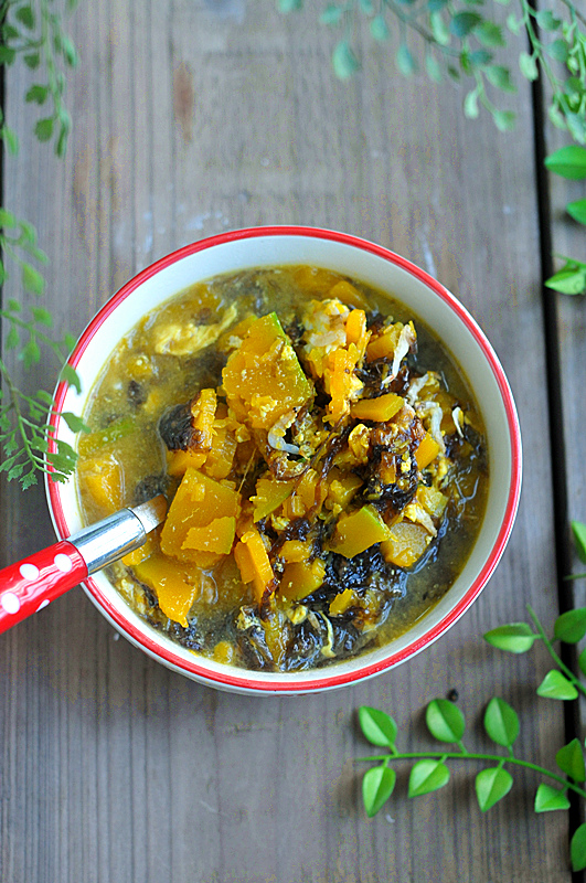 紫菜南瓜湯的做法-家常味煮菜譜