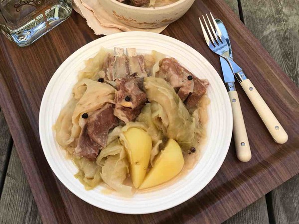 羊肉燉包菜的做法-咸鮮味煮菜譜