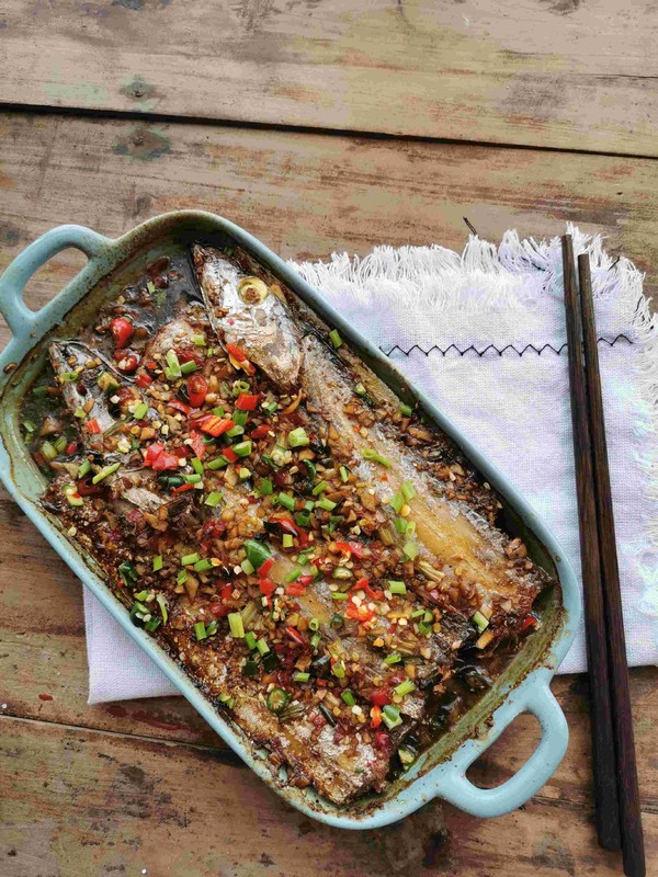 香辣帶魚的做法-香辣味烤菜譜