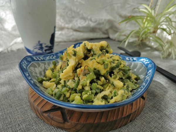 蒜苔炒雞蛋的做法-家常味炒菜譜