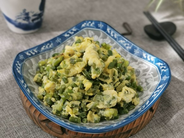 蒜苔炒雞蛋的做法-家常味炒菜譜