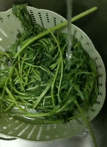 蒜香醬茼蒿的做法-家常味炒菜譜