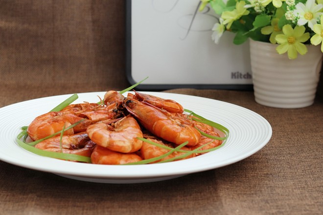 紅燒大蝦的做法-咸鮮味炒菜譜
