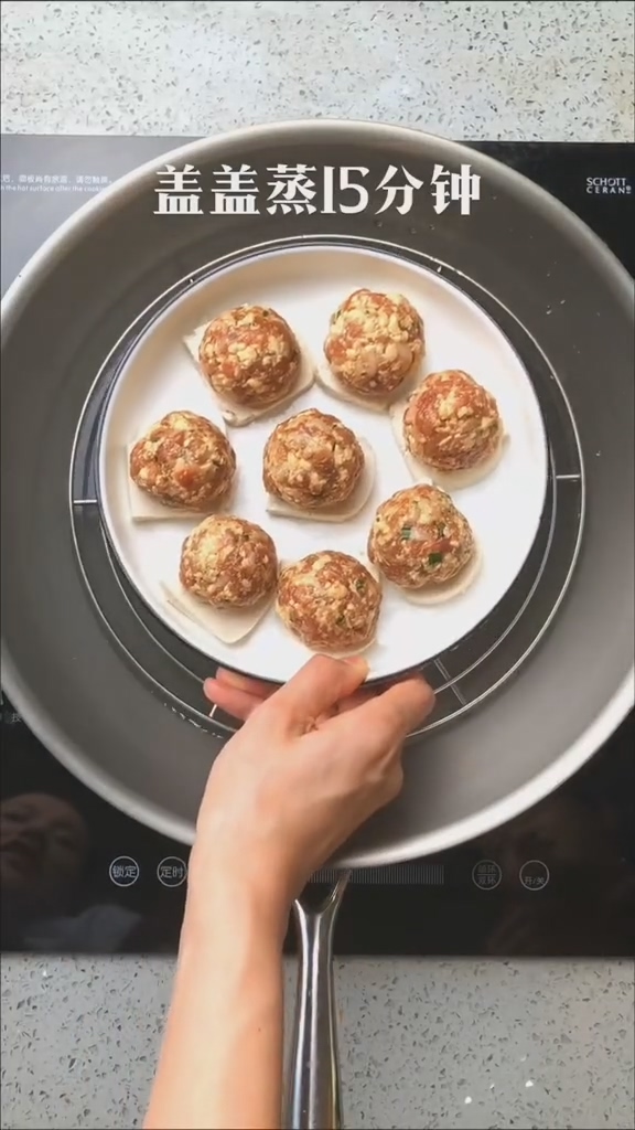 豆腐蒸肉丸的做法-咸鮮味蒸菜譜