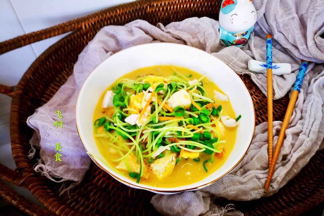 上湯黑豆苗的做法-咸鮮味燒菜譜