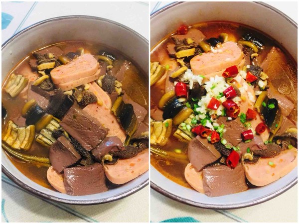 毛血旺的做法-香辣味燒菜譜