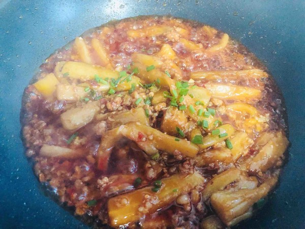 茄子這樣做，比肉還好吃，不一樣的肉沫茄子的做法-酸甜味炒菜譜