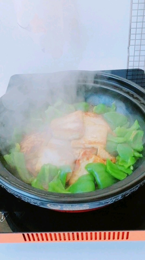 干鍋豆腐的做法-咸鮮味燜菜譜