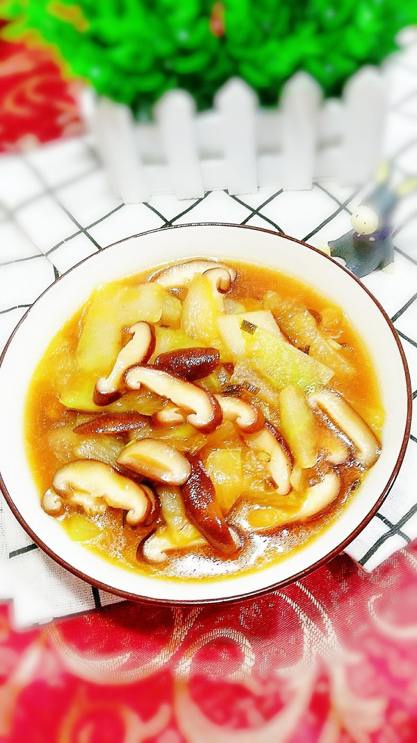 香菇燒冬瓜的做法-家常味炒菜譜