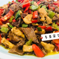 下飯菜～辣椒炒筍干的做法-香辣味炒菜譜