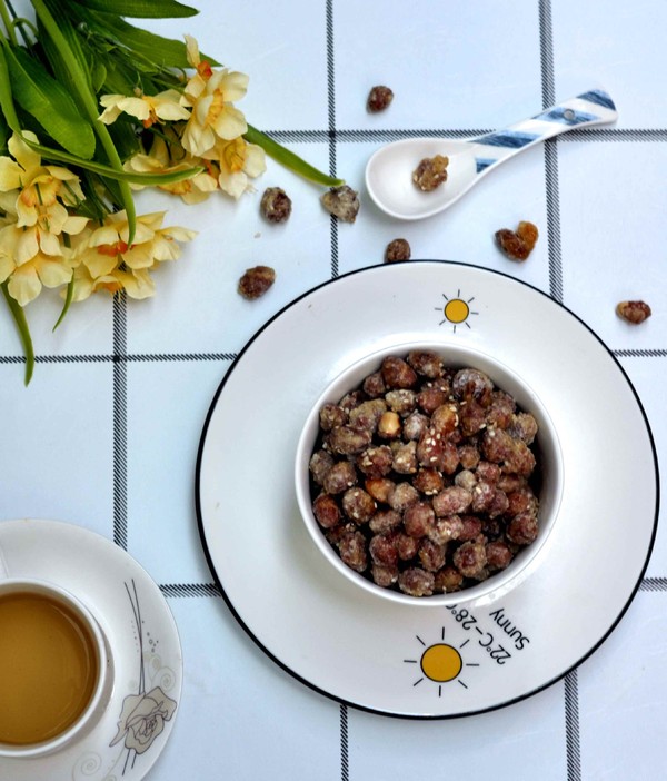 香酥花生米的做法-咸鮮味炸菜譜