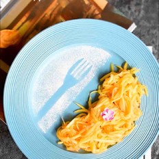 爽口木瓜絲的做法-酸甜味拌菜譜