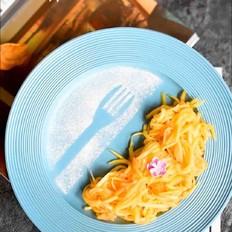 爽口木瓜絲的做法-酸甜味拌菜譜