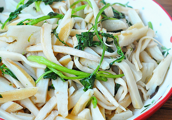 家常芫爆雙鮮的做法-家常味炒菜譜