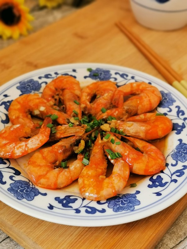 紅燒大蝦的做法-咸鮮味燒菜譜