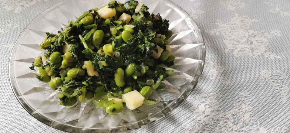 蘿卜菜炒毛豆的做法-家常味炒菜譜-易網健康養生網 蘿卜菜炒毛豆的做法-家常味炒菜譜