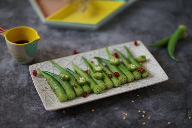 白灼秋葵的做法-其它口味煮菜譜
