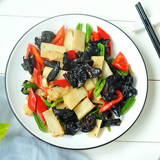 木耳山藥的做法-家常味炒菜譜