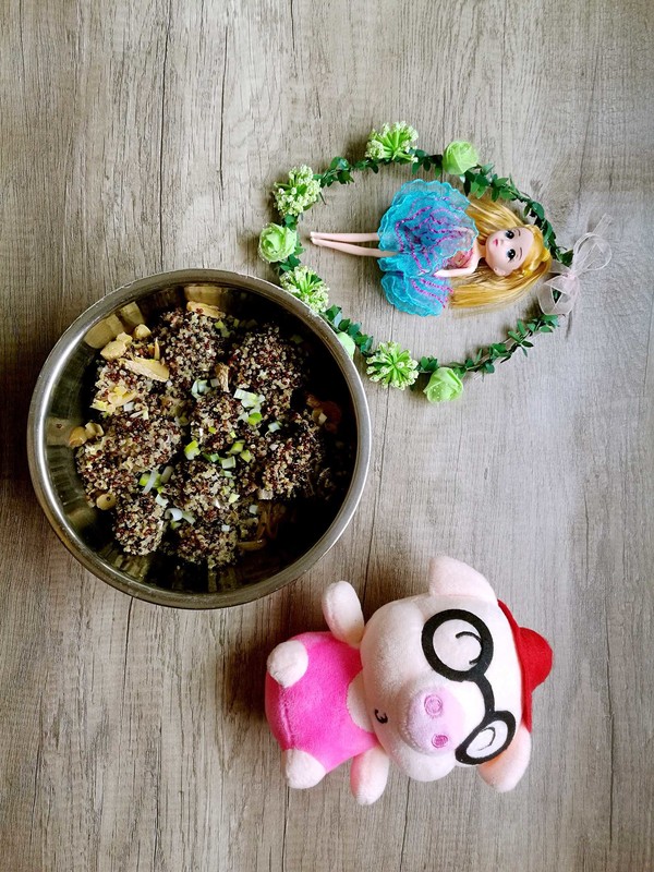 三色藜麥～藜麥蒸排骨的做法-家常味蒸菜譜