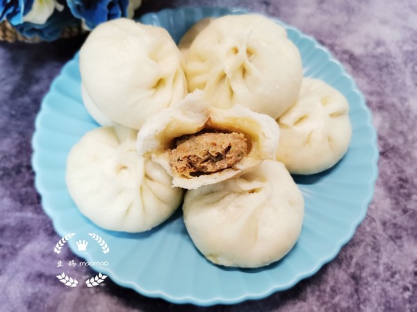 豬肉大蔥包子的做法-家常味蒸菜譜