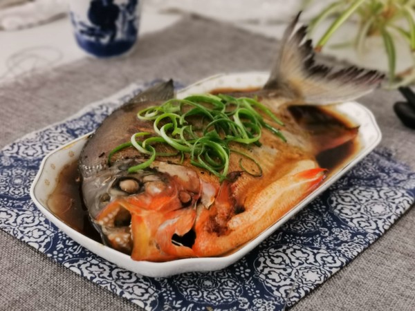 清蒸紅石斑魚的做法-咸鮮味蒸菜譜