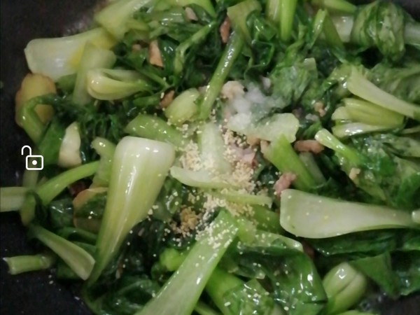 肉沫青菜的做法-家常味炒菜譜