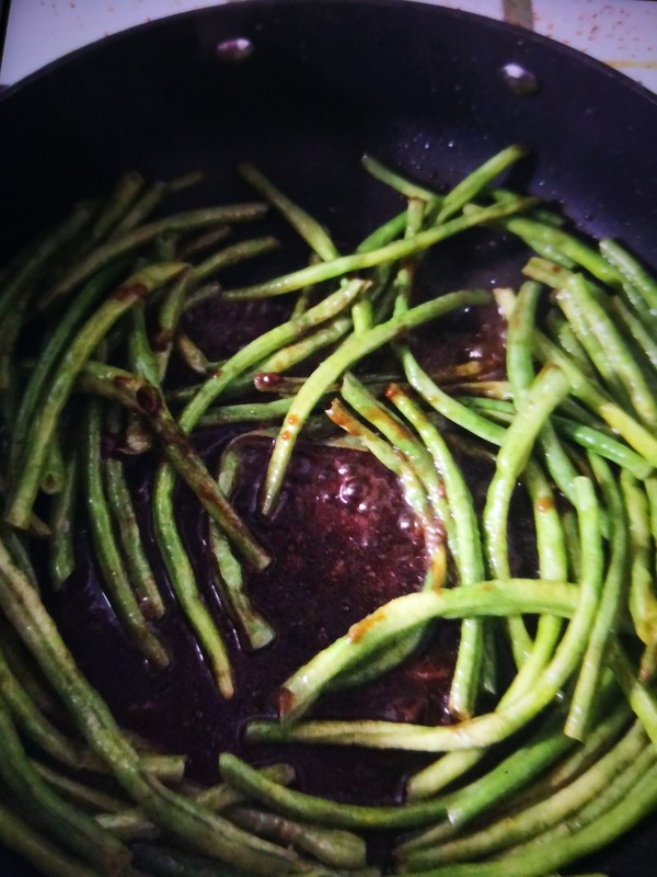 醬湯豇豆的做法-家常味燒菜譜