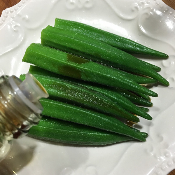 白灼秋葵的做法-家常味拌菜譜