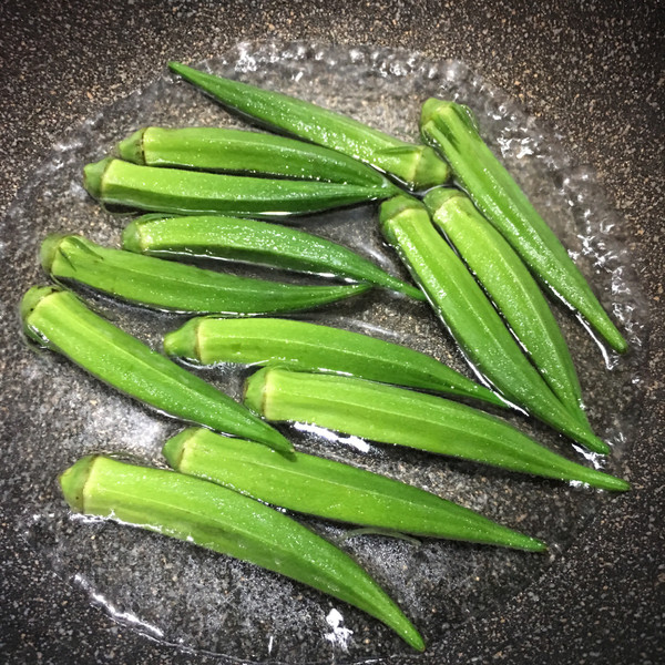 白灼秋葵的做法-家常味拌菜譜