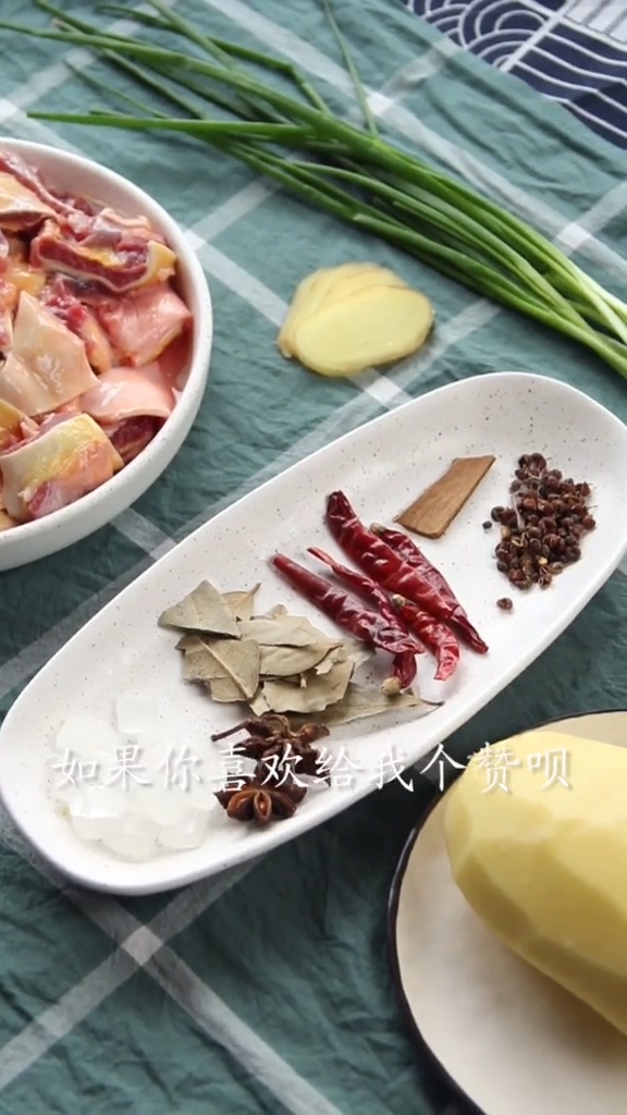 土豆燉牛腩的做法-家常味燉菜譜