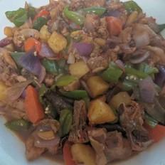 新疆大盤雞。的做法-香辣味燉菜譜