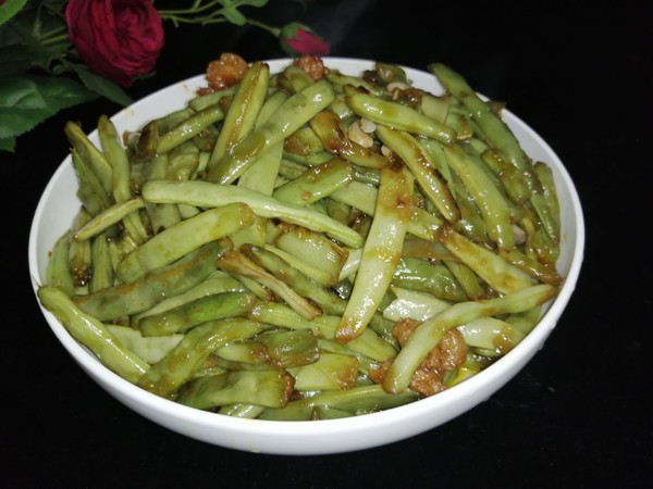 干煸四季豆的做法-家常味炒菜譜