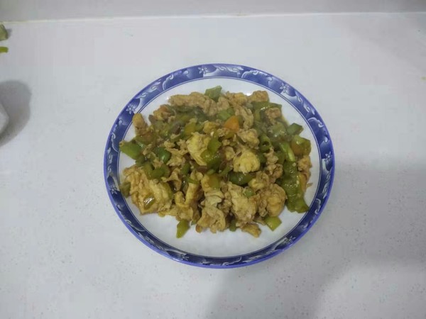 黃豆醬炒雞蛋尖椒的做法-香辣味炒菜譜