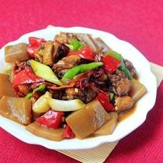 魔芋大盤雞的做法-香辣味燒菜譜
