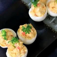 魚糕沙拉雞蛋杯的做法-酸辣味拌菜譜