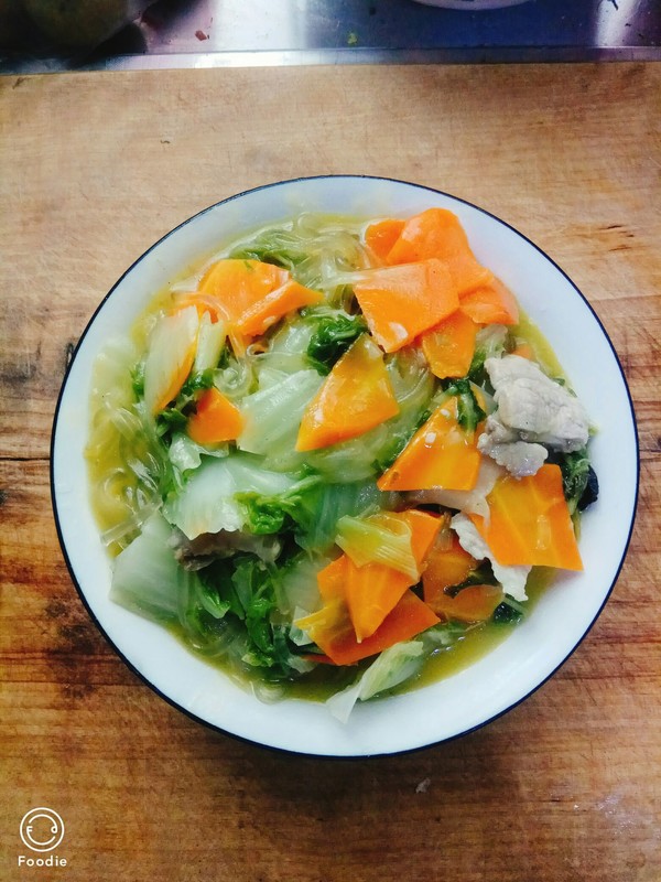 胡蘿卜白菜燉肉的做法-家常味燉菜譜