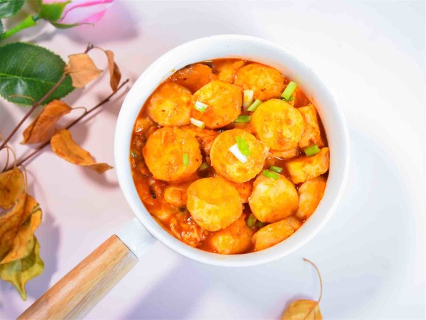 茄汁日本豆腐的做法-酸甜味炸菜譜