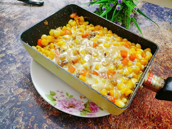 芝士焗玉米的做法-甜味煎菜譜