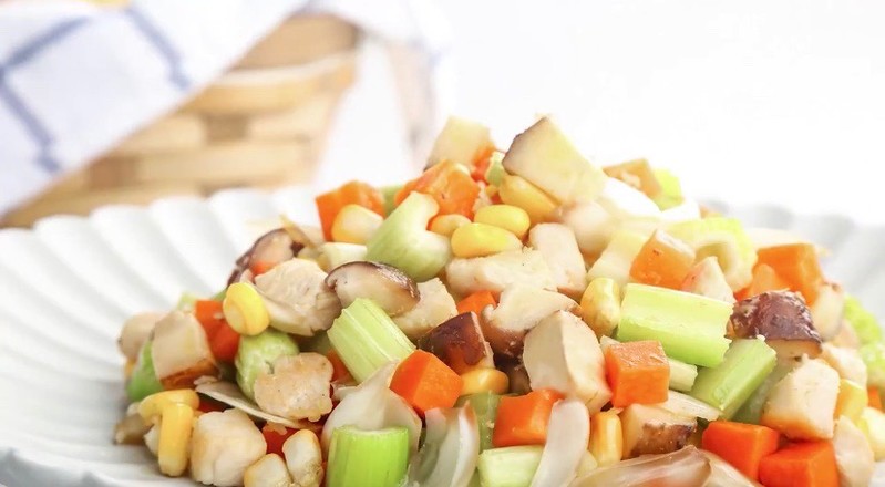 五彩雞胸肉的做法-咸鮮味炒菜譜