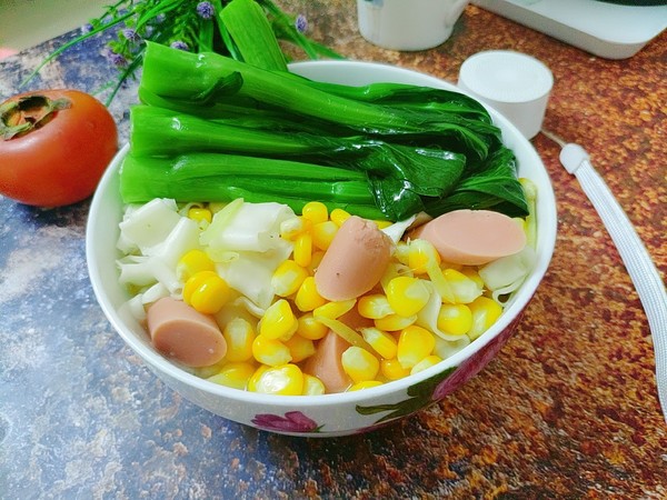 玉米火腿魚腩湯粉的做法-家常味煮菜譜