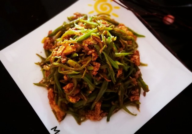 蝦醬扁豆的做法-咸鮮味炒菜譜