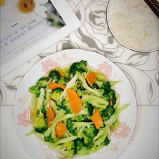 清炒西蘭花的做法-家常味炒菜譜