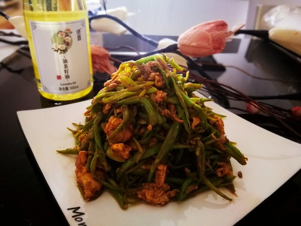 蝦醬扁豆的做法-咸鮮味炒菜譜