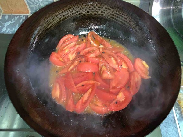 河北冷湯-西紅柿雞蛋打鹵面的做法-咸鮮味炒菜譜