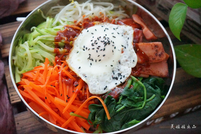 家常版-----韓式拌飯的做法-香辣味拌菜譜