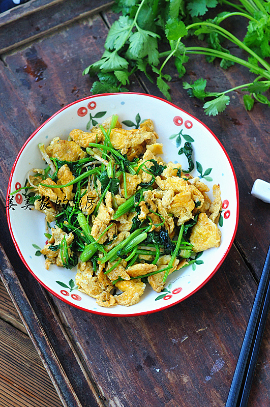 雞蛋炒香菜的做法-家常味炒菜譜-易網健康養生網 雞蛋炒香菜的做法-家常味炒菜譜